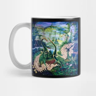 Peacocks in the spirit world Mug